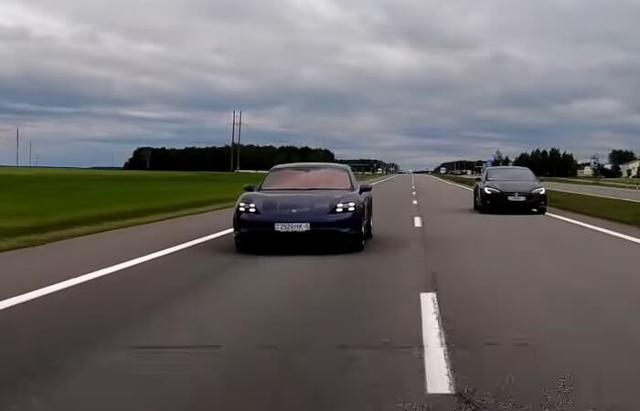Первый тест Porsche Taycan на дальность хода